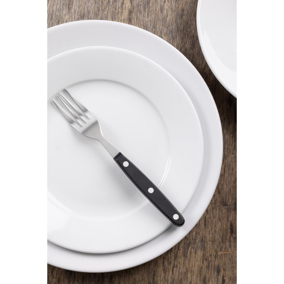 Olympia Steakgabeln mit schwarzem Griff (12 Stück)