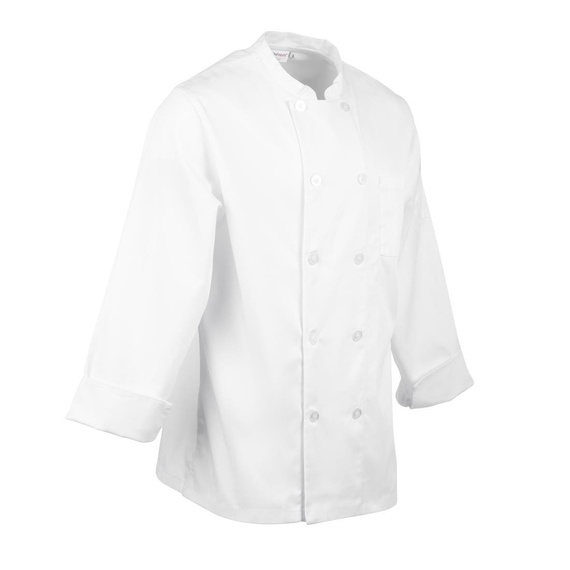 Chef Works Unisex Le Mans Chefs Jacke Weiß S