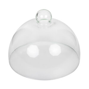 Speiseglocke aus Glas 21cm