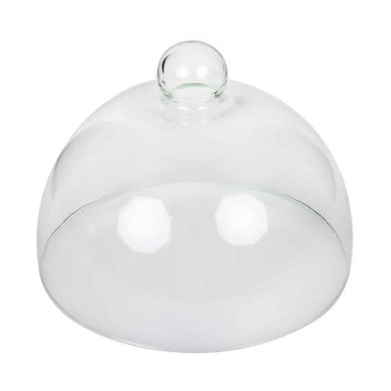 Speiseglocke aus Glas 21cm