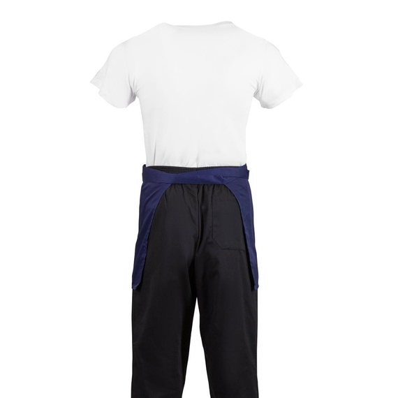 Whites kurze Bistroschürze marineblau
