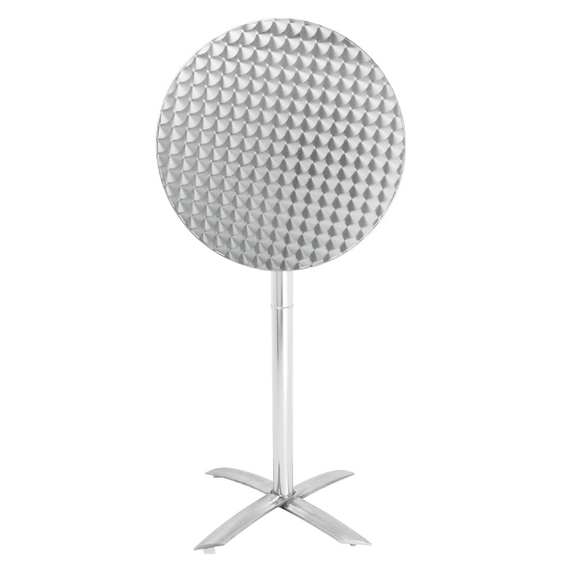 Bolero runder klappbarer Stehtisch Edelstahl 60cm