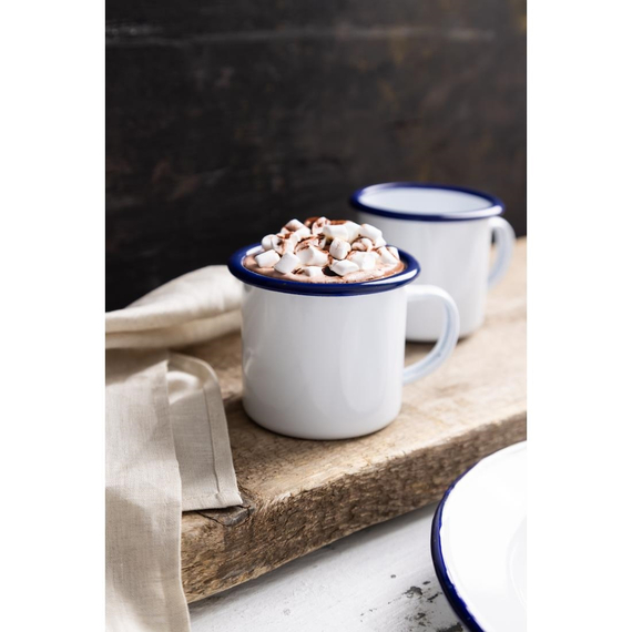Olympia Emaille-Becher 350ml (6 Stück)