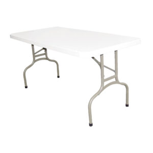 Bolero rechteckiger Klapptisch weiß 152cm