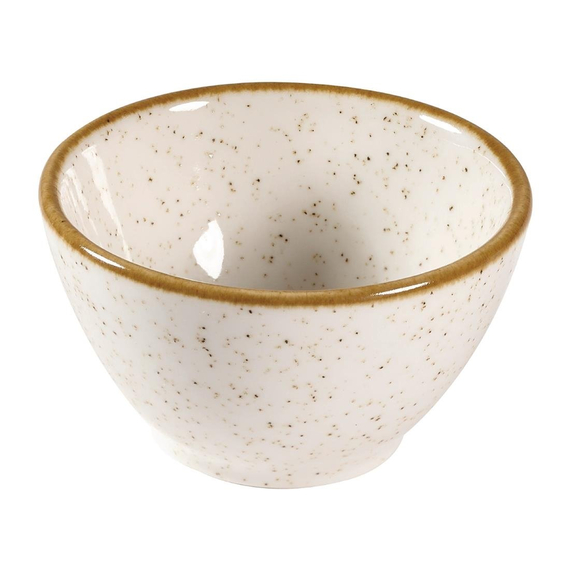 Churchill Stonecast Dip-Töpfe, Gerstenweiß, 4 oz, 85 mm (12 Stück)