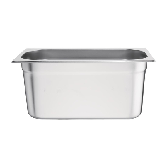 Vogue GN-Behälter Edelstahl 15cm GN1/3