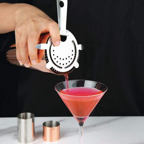 Olympia Hawthorne Cocktailsieb 4 Zähne Edelstahl