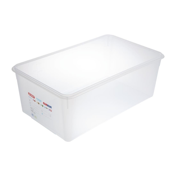 Araven Polypropylen 1/1 Gastronorm Lebensmittel-Aufbewahrungsbox 28Ltr (4 Stück)