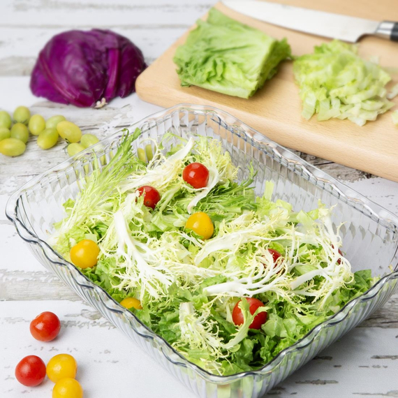 Olympia Kristallon Großer Salatbehälter - Klar