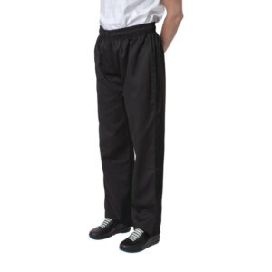 Nisbets Essentials Kochhose Schwarz XL
