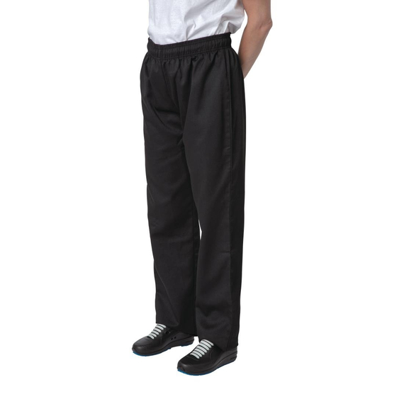 Nisbets Essentials Kochhose Schwarz XL
