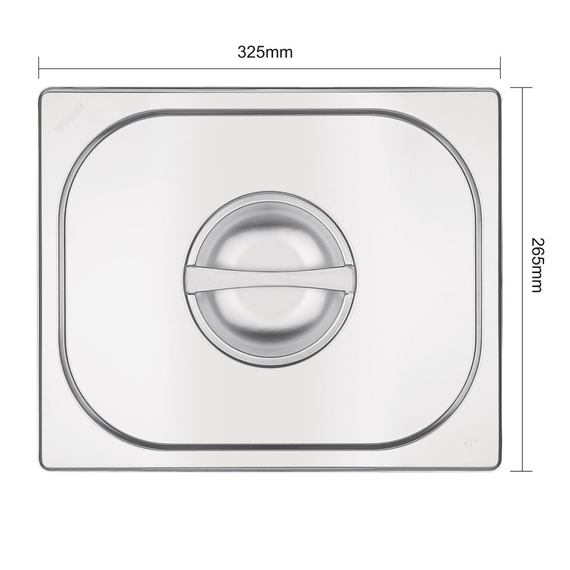 Vogue Deckel für GN-Behälter GN1/2