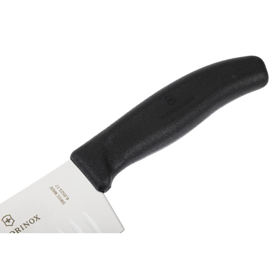Victorinox Fibrox Santokumesser mit Kullen 17cm