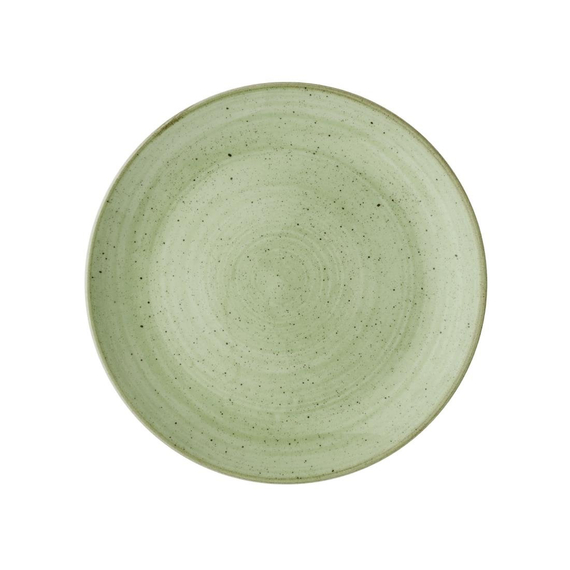 Churchill Stonecast Salbeigrüne Coupe Teller 228mm (12 Stück)