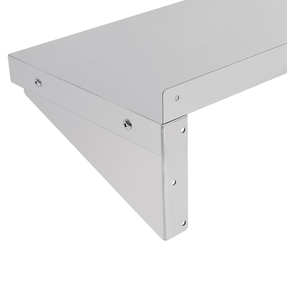 Vogue Edelstahl-Wandregal 180cm