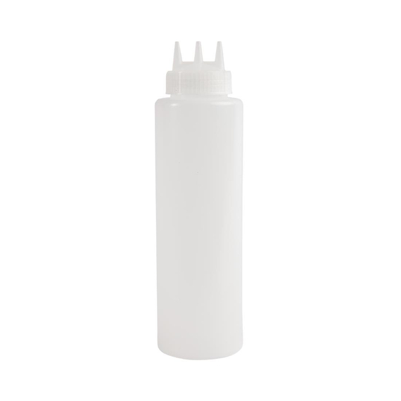 Vogue transparente Quetschflasche mit 3 Spritzdüsen 1L