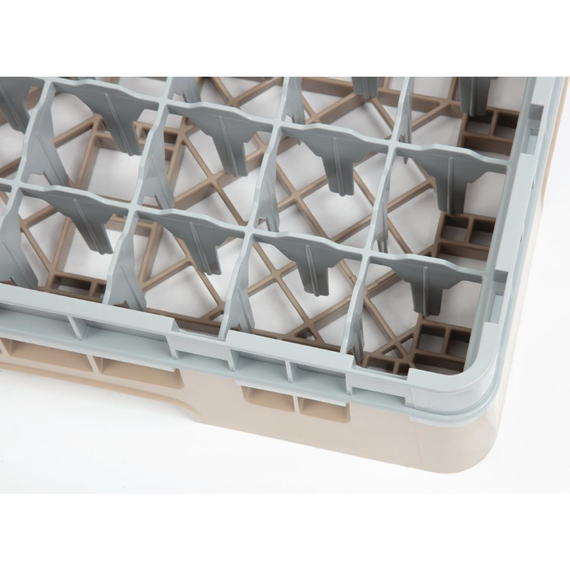 Cambro Gläserspülkorb beige mit 49 Fächern max Glashöhe 9,2cm