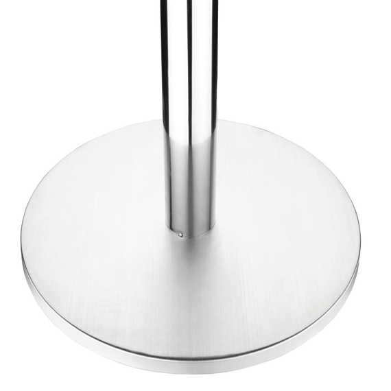 Bolero runder Tischfuß Edelstahl 68cm hoch