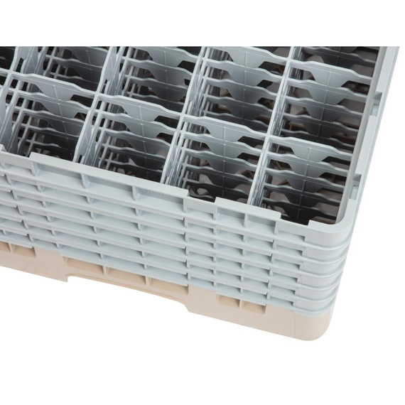 Cambro Gläserspülkorb beige mit 25 Fächern max Glashöhe 29,8cm