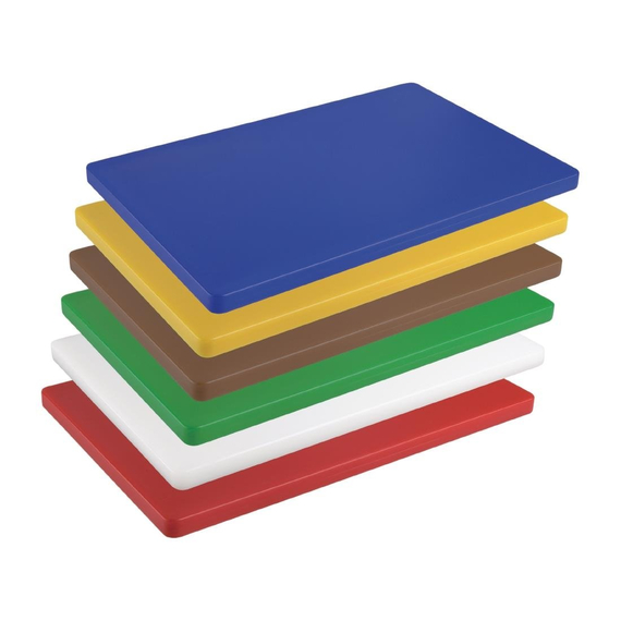 Hygiplas LDPE extra dickes Schneidebrett braun 45x30x2cm