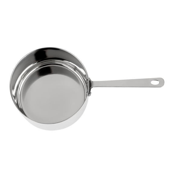 Olympia Tischpräsentation Mini Stieltopf Edelstahl 90x60mm
