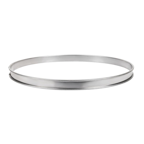 Matfer Bourgeat Flacher Tortenring Edelstahl 28cm