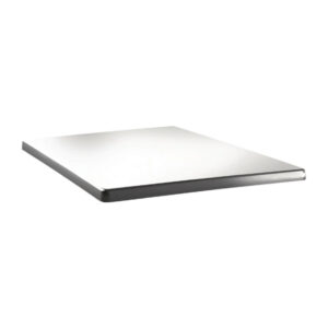 Topalit Classic Line quadratische Tischplatte weiß 70cm
