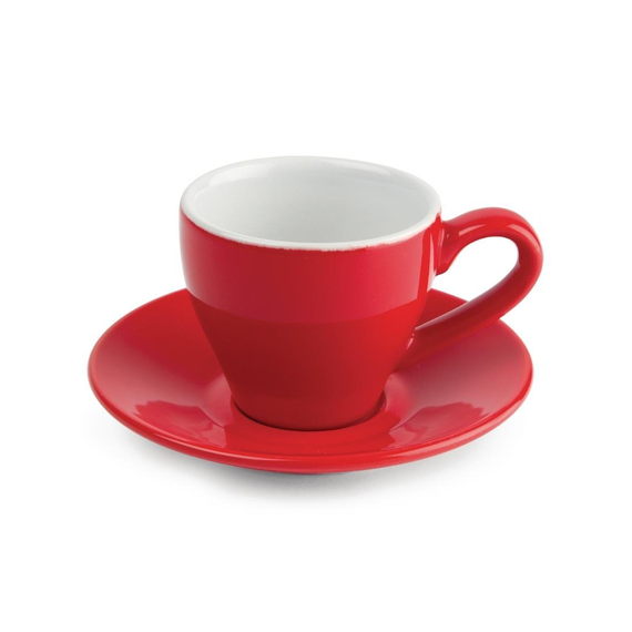 Olympia Cafe Untertassen rot 11,7cm (12 Stück)