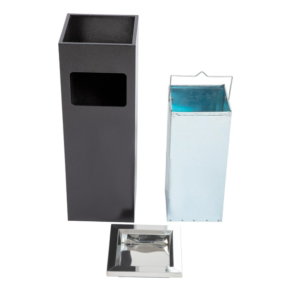 Bolero quadratischer Standaschenbecher 10L