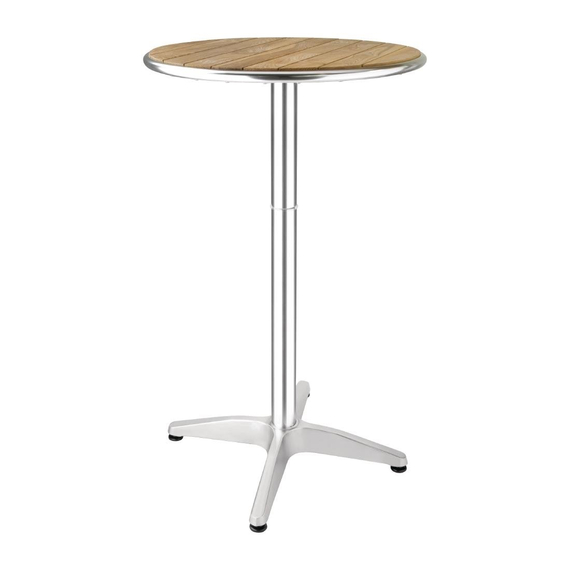 Bolero runder Stehtisch Eschenholz 1 Bein 60cm