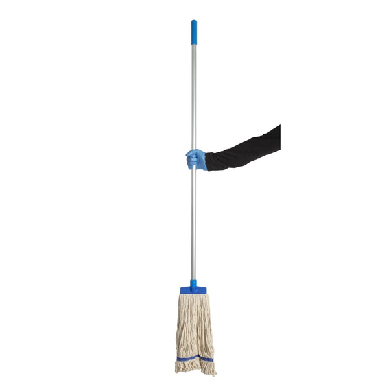 SYR flacher Kentucky Moppkopf Baumwolle blau