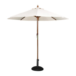 Bolero runder Sonnenschirm creme 3m