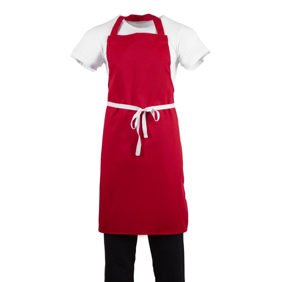 Whites Latzschürze rot