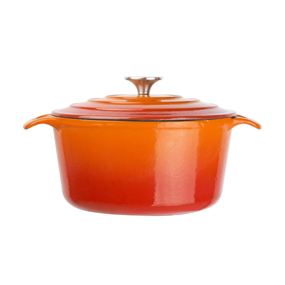 Vogue runder Schmortopf orange groß