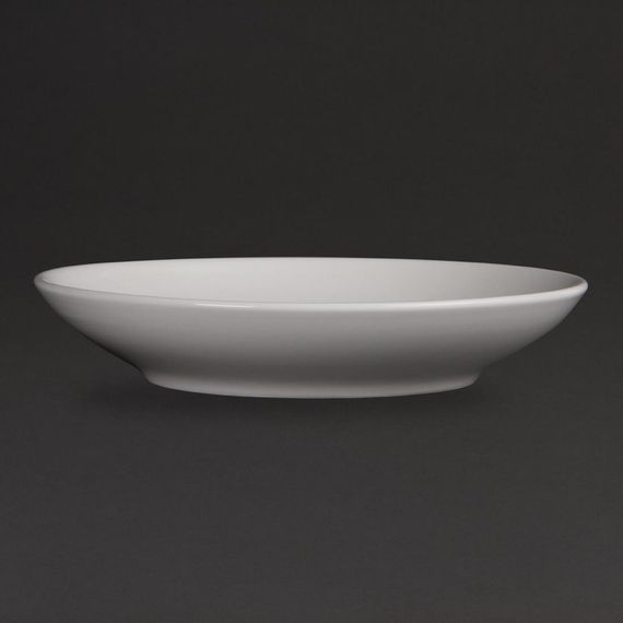 Olympia Whiteware tiefe runde Teller 26cm (6 Stück)