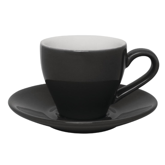 Olympia Cafe Untertassen grau 11,7cm (12 Stück)
