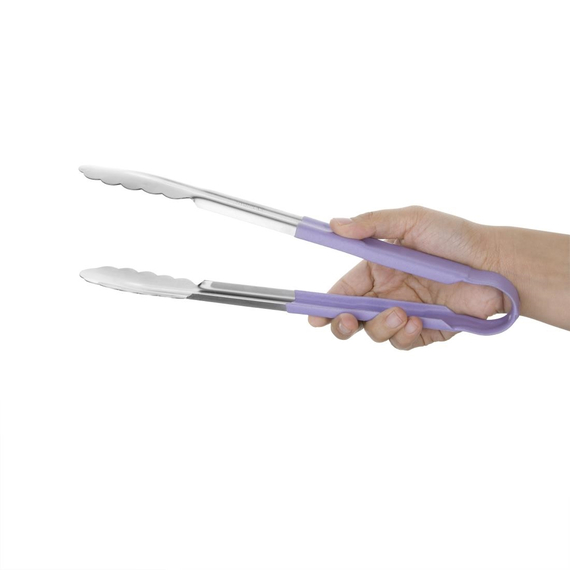 Hygiplas farbkodierte Servierzange violett 30cm