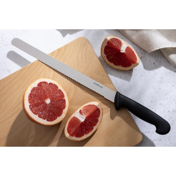 Hygiplas Zackenschneider Schwarz 30cm