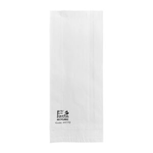 Fiesta Recyclingfähige Mit Folie Ausgekleidete Papiertüten 250x100x45mm (500 Stück)
