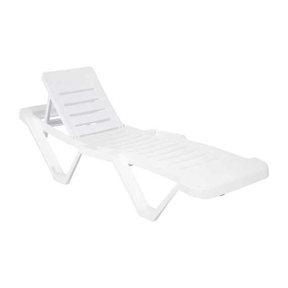Resol Sonnenliegen weiß (4er Pack) (4 Stück)