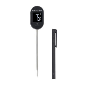 KitchenAid Global Pivot Display Digitalthermometer Schwarz