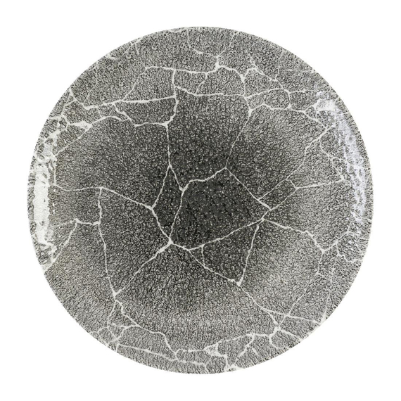 Churchill Studio Prints Kintsugi Quartz Black Coupe-Teller, 288 mm, (12 Stück)