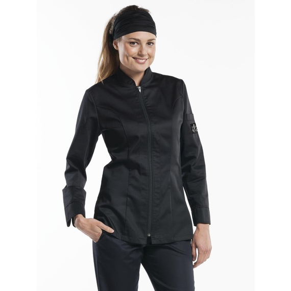 Chaud Devant Monza Damenkochjacke schwarz - L