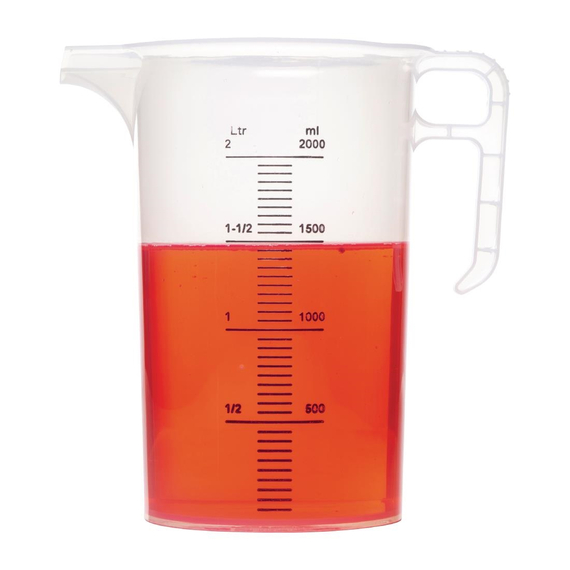 Polypropylen Messbecher 2L