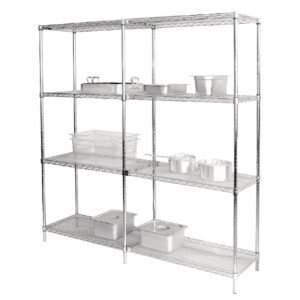 Vogue Chrom Drahtregale 915x610mm (2 Stück)