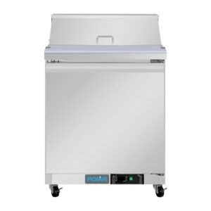 Polar U-Serie Premium Einzeltür Mega Top Prep Thekenkühlschrank 154 Liter