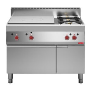 Gastro M Gasherd mit Glühplatte und Ofen 65/110 TPFG
