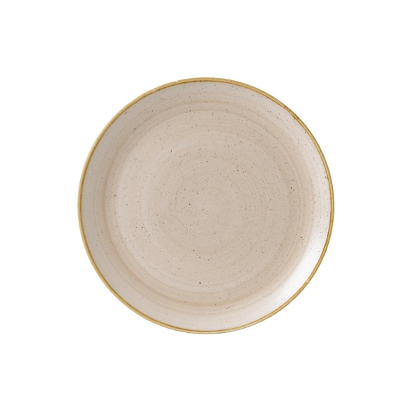 Churchill Stonecast, runder Coupe-Teller, Muskatcreme, 324 mm, (6 Stück)