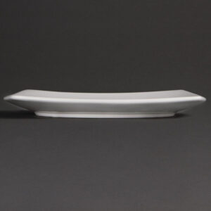Olympia Whiteware abgerundete quadratische Teller 24cm (12 Stück)