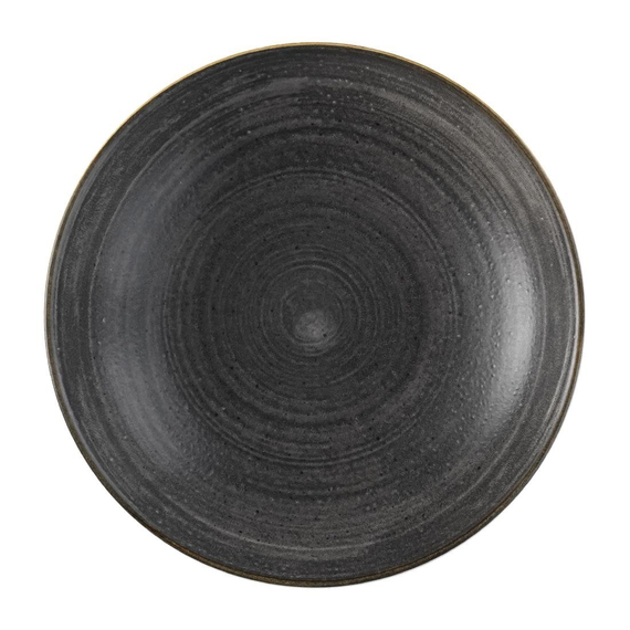 Churchill Stonecast Raw Evolve Coupe-Schüsseln, Schwarz, 248 mm, (12 Stück)